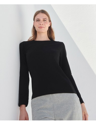 S-SK124-Womens Feel Good Long Sleeved Stretch T